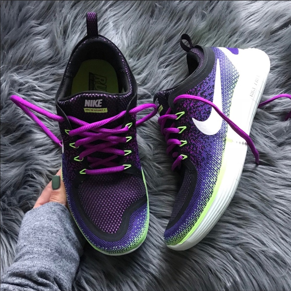 NWOB NIKE FREE RUN DISTANCE WOMENS SIZE 5.5 - Picture 5 of 7